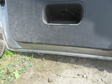 Opel Meriva A 03-10 задняя крышка багажника, серебристый, нержавеющий