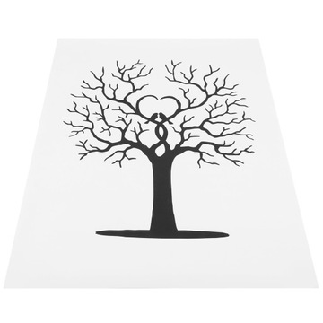 Дерево отпечатков пальцев своими руками Подпись гостя