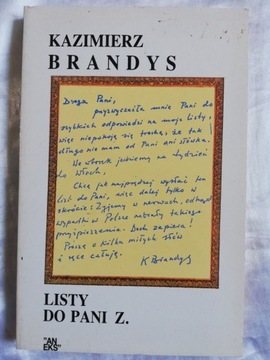 LISTY DO PANI Z. Kazimierz Brandys