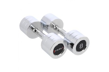 Гантели ХРОМИРОВАННЫЕ CHD08 2X8KG /HMS