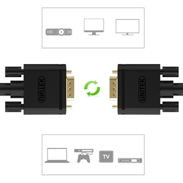 Кабель Unitek PREMIUM VGA HD15 M/M кабель 5м