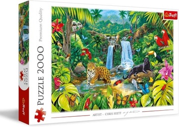 Puzzle 2000 el. Las tropikalny Trefl 27104