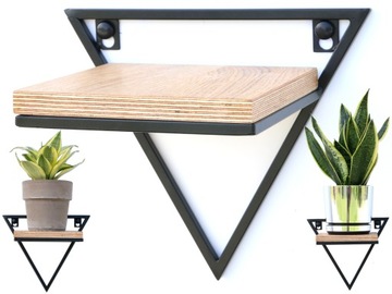 Металлическая подставка для цветов, полка для цветов, ДЕРЕВО