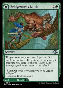 MtG: Bridgeworks Battle // Tanglespan Bri... (MH3)