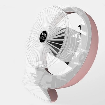 Маленький электрический воздухонагреватель розовый