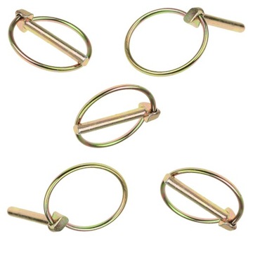 ZATYCZKA ZAWLECZKA BELKI ROLNICZA PRZETYCZKA Z KÓŁKIEM 6 mm 5 szt
