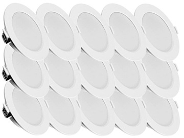 Zestaw Lampki na Sufit Panel SLIM LED ECO 6W 15x