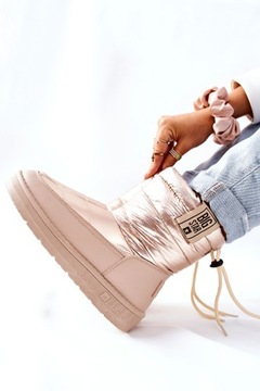 ЖЕНСКАЯ ЗИМНЯЯ ОБУВЬ BIG STAR, СНЕЖНЫЕ БОТИНКИ С УТЕПЛЕНИЕМ