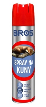 BROS spray ODSTRASZACZ na KUNY ochrona kabli 400ml