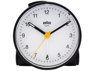 KLASYCZNY BUDZIK BRAUN BC01BW ALARM PODŚWIETLENIE