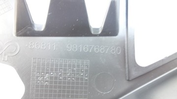 BERLINGO PARTNER COMBO PROACE VÝZTUHA DRŽÁKY NÁRAZNÍKU PRAVÝ ZADNÍ 9816768780