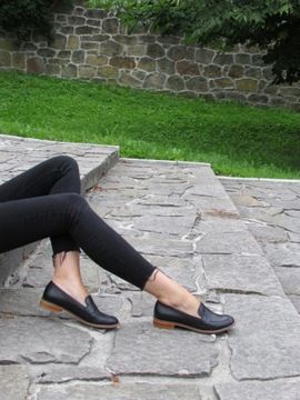 МОКАСИНЫ ИЗ НАТУРАЛЬНОЙ КОЖИ (119cl)38