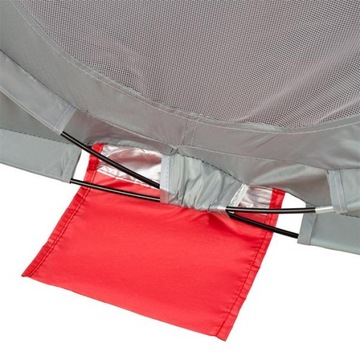 КРАСНО-СЕРАЯ ПЛЯЖНАЯ ТЕНТА САМОСБОРНАЯ МЕСТО НА ЭТАЖЕ НИЛЬС