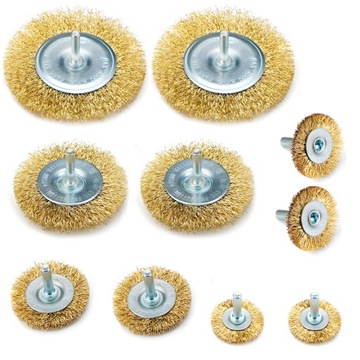 ПРОВОЛОЧНЫЕ ЩЕТКИ ДЛЯ ДРЕЛЬ, ОТВЕРТКИ, СТАЛЬ, МЕТАЛЛ, ДЕРЕВО, НАБОР ИЗ 5 ЩЕТОК