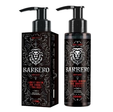 BARBERO NAWILZAJĄCY LEKKI KREM DO BRODY I TWARZY DLA MĘŻCZYZN 100ML