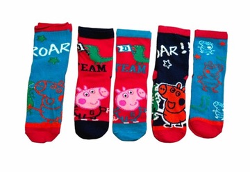 Skarpetki dziecięce rozmiar 27-30 GEORGE ŚWINKA PEPPA 5 Pack