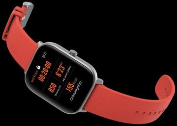 Умные часы Amazfit GTS оранжевого цвета, водонепроницаемые часы Android + iOS 1,65 дюйма