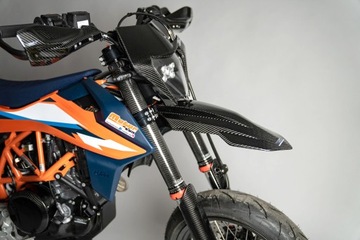 KTM SMC R 690 08-24 карбоновая накладка на подвеску CMT CUBAMOTO