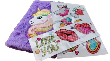 ДНЕВНИК ЕДИНОРОГА + ШАРИКОВАЯ РУЧКА С АЛМАЗНОЙ ВЫШИВКОЙ