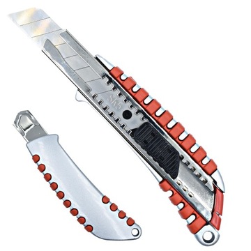 NÓŻ DO TAPET METALOWY NOŻYK 18mm OSTRZE ŁAMANE PRO