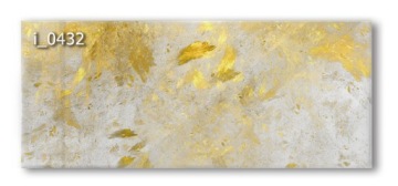 Panel szklany hartowany 120X50 ZŁOTO do kuchni