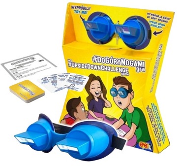 Gra zręcznościowa DO GÓRY NOGAMI okulary