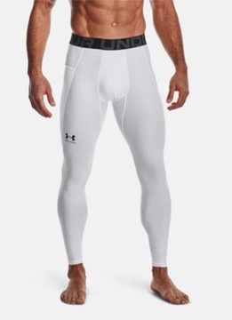 ЛЕГГИНСЫ СПОРТИВНЫЕ МУЖСКИЕ ДЛЯ БЕГА UNDER ARMOUR, ТЕРМОАКТИВНЫЕ 1361586-100