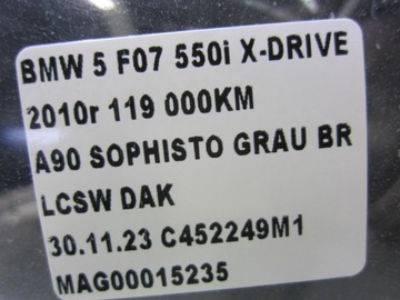 BMW 5 F07 GT SVĚTLO PRAVÁ PŘEDNÍ PRAVÝ XENON US 7199618 7262728