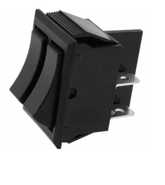 Przełącznik Rocker 2-poz. 2x ON-OFF 10A/250VAC SCI