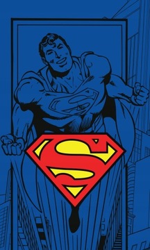 SUPERMEN RĘCZNIK DO RĄK DO PRZEDSZKOLA 30X50