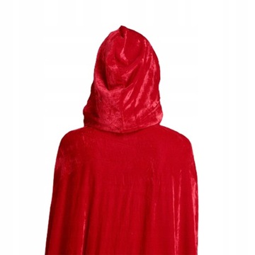 ВЫДАЮЩЕЕСЯ ДЛИННОЕ ПАЛЬТО САНТА-КЛАУСА С КАПЮШОНОМ