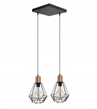 LAMPA PLAFON DIAMENT SUFITOWA LED KWADRA-M-2 MIEDŹ