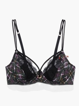 SAVAGEX BY RIHANNA KORONKOWY PÓŁUSZTYWNIANY BIUSTONOSZ PUSH UP 34B 75B