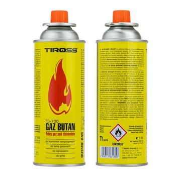 GAZ KARTUSZ gazowy Tiross 400ml 227g do kuchenki