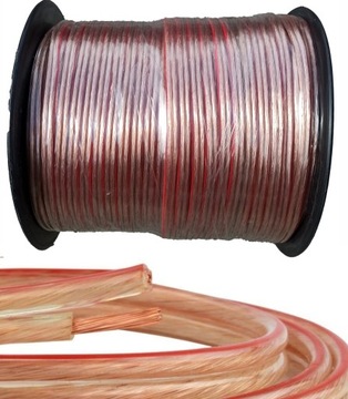 PROFESJONALNY KABEL PRZEWÓD GŁOŚNIKOWY 2x1,5mm CCA HQ 50m.