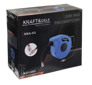 ПНЕВМАТИЧЕСКИЙ ШЛАНГ, НАКАТАННЫЙ НА КАТУШКЕ, ПВХ, 10 м.