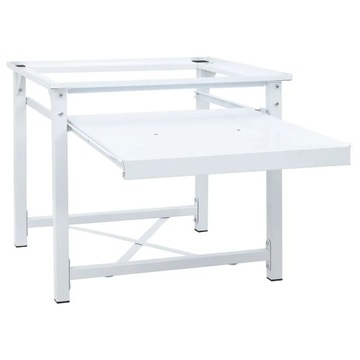 Платформа для стиральной машины с полкой, белая