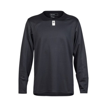 KOSZULKA ROWEROWA Z DŁUGIM RĘKAWEM FOX JUNIOR DEFEND BLACK YL