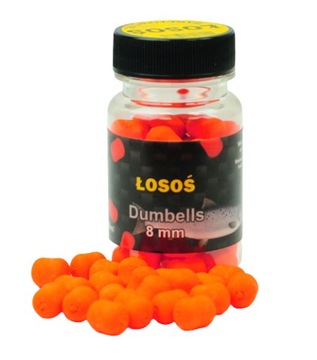 ŁOSOŚ FLUO DUMBELLS MCKARP 8mm PRZYNĘTA 24H