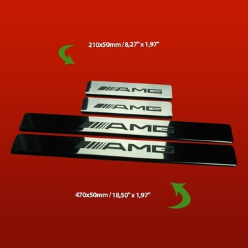 MERCEDES ML W166 VRSTVA  PRAHU NA PRAHY AMG OCEL NEREZ 304 LESK