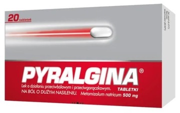 Pyralgina 20tabl. ból gorączka