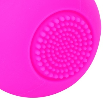 ПОМПА ДЛЯ ГУБ VISUALSOURCE СИЛИКОНОВАЯ С КИСТЬЮ РОЗОВАЯ