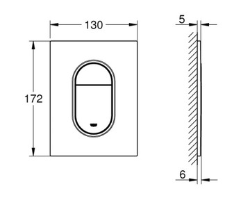 Кнопка Grohe Arena Cosmopolitan 37624000
