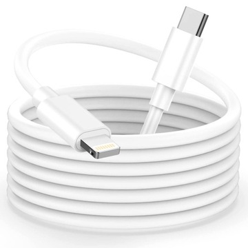 БЫСТРОЕ СЕТЕВОЕ ЗАРЯДНОЕ УСТРОЙСТВО PD БЛОК ПИТАНИЯ 20ВТ + КАБЕЛЬ ДЛЯ IPHONE USB-C LIGHTNING