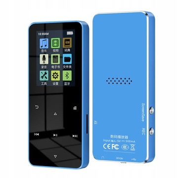 Odtwarzacz MP3/MP4 128GB z FM Nagrywanie głosu