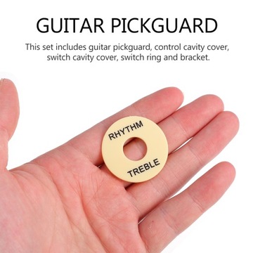 1 ZESTAW GITARA PICKGUARD PŁYTA TYLNA PRZEŁĄCZNIK