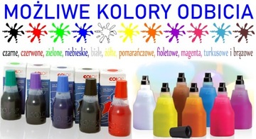 TOWAR PRZYJĘTO datownik z tekstem mały kieszonkowy DATA + TEKST w jednym