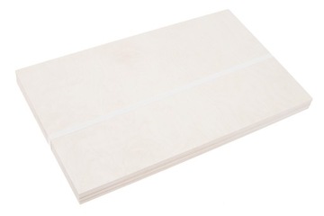 4x Фанера березовая - 8 мм - 500x300 - Onlywood