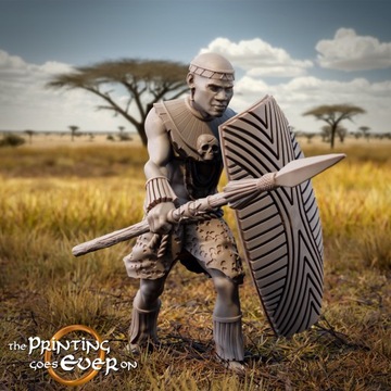 Tribal Warrior Model A The Printing Goes Ever On
