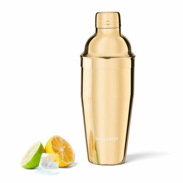 Szejker do drinków SHAKER BARMAŃSKI złoty 750ml